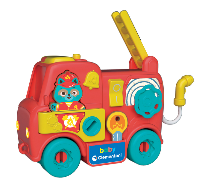 Pojazd Clementoni Baby Montessori Fire Track 17595 (8005125175956) - obraz 2