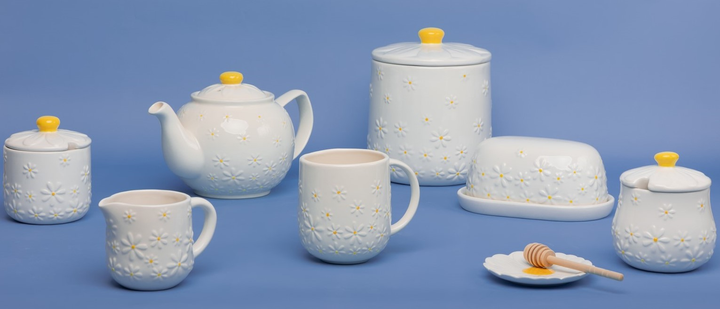Контейнер для цукру Price & Kensington Daisy керамічний 15 x 12.4 см (5010853290706) - зображення 4