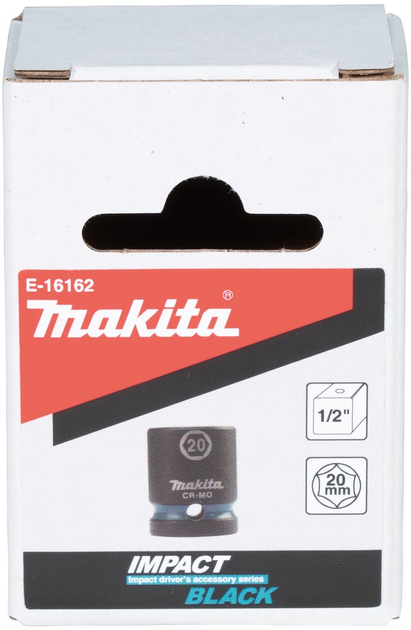 Ударна головка Makita 1/2" 20 мм E-16162 (0088381790819) - зображення 3
