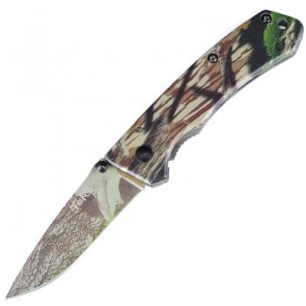 Нож TEKUT Stealth Jet LK5079 (длина: 15 2cm лезвие: 6 3cm) камуфляж - изображение 1