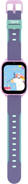 Smartwatch dla dzieci Bemi KIZZO Purple (BWKZZ01VT) - obraz 4