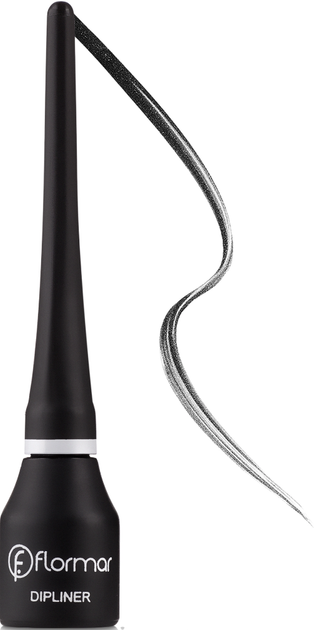 Подводка для глаз Flormar True Color Dipliner с твердой кисточкой, Black, 3.5 мл - Фото 4 Подводка для глаз Flormar True Color Dipliner с твердой кисточкой, Black, 3.5 мл - изображение 4