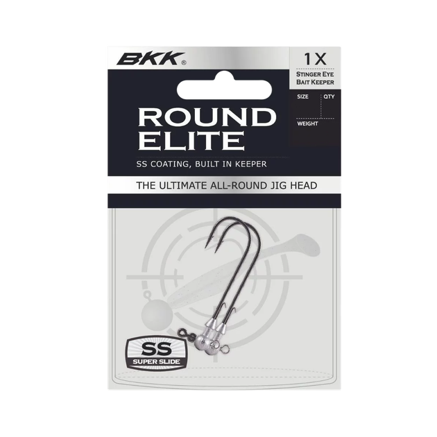 Джиг-головка BKK Round Elite-Stinger Eye Bait Keeper 10г №10/0 (2шт) - Фото 3 Джиг-головка BKK Round Elite-Stinger Eye Bait Keeper 10г №10/0 (2шт) - изображение 3