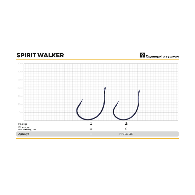 Крючок BKK Spirit Walker №2 (9шт) - Фото 2 Крючок BKK Spirit Walker №2 (9шт) - изображение 2