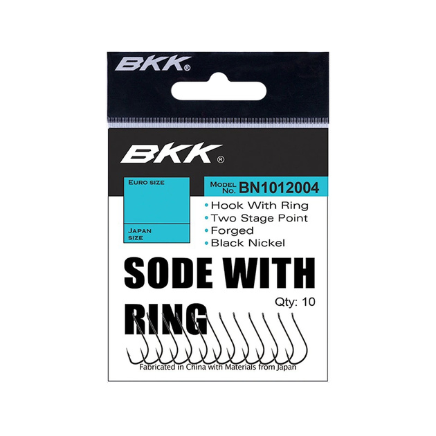 Крючок BKK Sode-R Diamond №12 (10шт) - Фото 5 Крючок BKK Sode-R Diamond №12 (10шт) - изображение 5