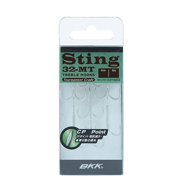 Крючок тройной BKK Treble Sting-32 MT №2 (6шт) - изображение 4