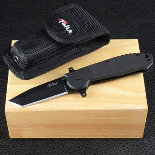 Нож складной TEKUT Ares'son LK5073A (длина: 17 0cm лезвие: 6 8cm) в деревянной коробке - изображение 2