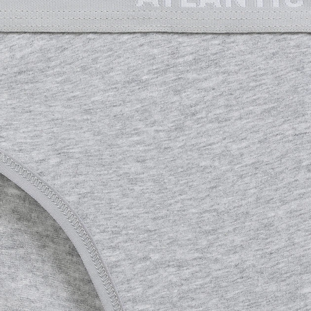 Набор трусиков слипов женских хлопковых Atlantic 3CLP 012 L 3 шт Черный/Розовый/Серый Селанж (5907086014905) - Фото 5 Набор трусиков слипов женских хлопковых Atlantic 3CLP 012 L 3 шт Черный/Розовый/Серый Селанж (5907086014905) - изображение 5