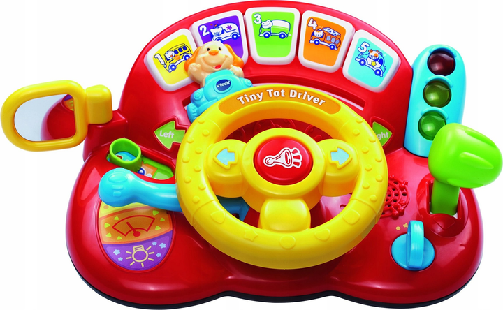 Interaktywna zabawka Vtech Tiny Tot Driver 80166603 (wersja angielska) (3417761666036) - obraz 2