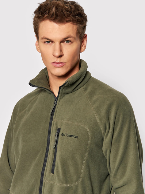 Толстовка на флісі на блискавці чоловіча Columbia M Fast Trek II FZ Flc 1420421397 L Зелена (193855363762) - зображення 6