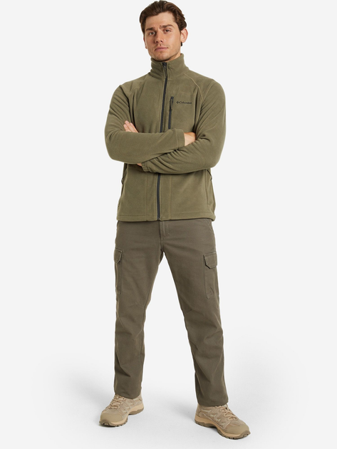 Толстовка на флісі на блискавці чоловіча Columbia M Fast Trek II FZ Flc 1420421397 L Зелена (193855363762) - зображення 7