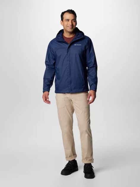 Kurtka przejściowa męska z kapturem Columbia Watertight II M Jkt 1533898466 L Granatowa (195981070552) - obraz 3