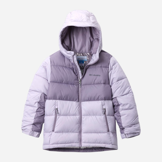 Дитяча зимова стьобана куртка для дівчинки Columbia U Pike Lake II Hdd Jacke 2050351551 S (132 см) Лавандова (198711064111) - зображення 1