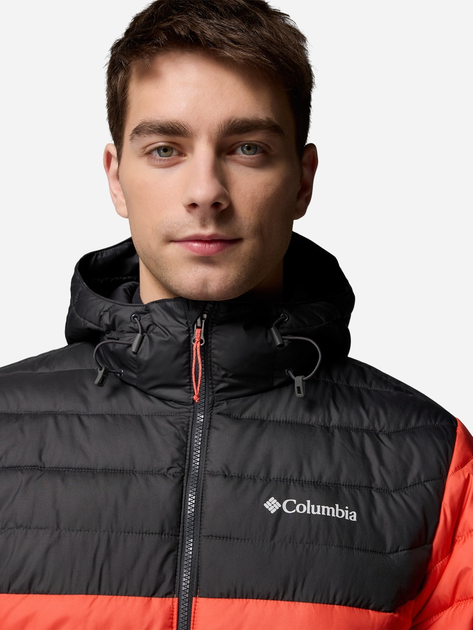 Kurtka przejściowa męska z kapturem Columbia Powder Lite II Hdd Jkt 2086944864 M Czerwona (195982979946) - obraz 6