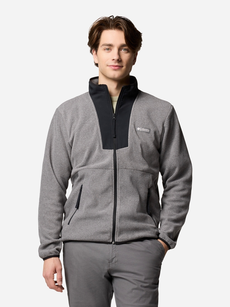 Bluza męska rozpinana streetwear polarowa Columbia Sequoia Grove FZ Fleece 2095891024 S Szara (195982844787) - obraz 1