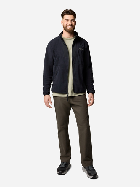 Толстовка на флісі на блискавці чоловіча Columbia Sequoia Grove FZ Fleece 2095891011 XL Чорна (195982844732) - зображення 3