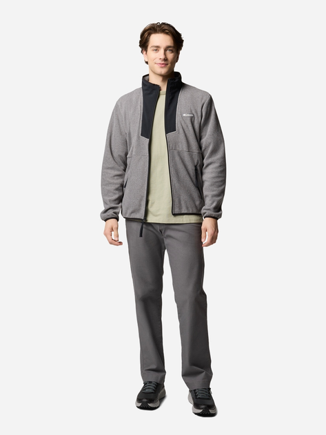 Bluza męska rozpinana streetwear polarowa Columbia Sequoia Grove FZ Fleece 2095891024 S Szara (195982844787) - obraz 3