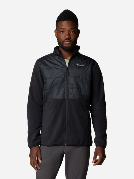 Bluza męska rozpinana streetwear polarowa Columbia Basin Butte FZ Fleece II 2101761010 XL Czarna (195981338218) - obraz 1