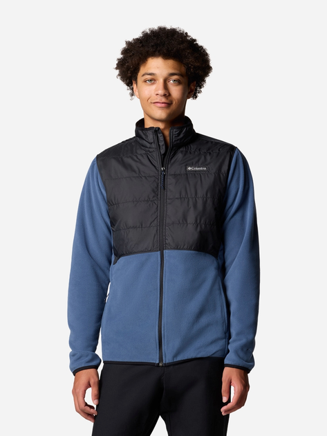 Толстовка на флісі на блискавці чоловіча Columbia Basin Butte FZ Fleece II 2101761478 XL Синя (195981338324) - зображення 1