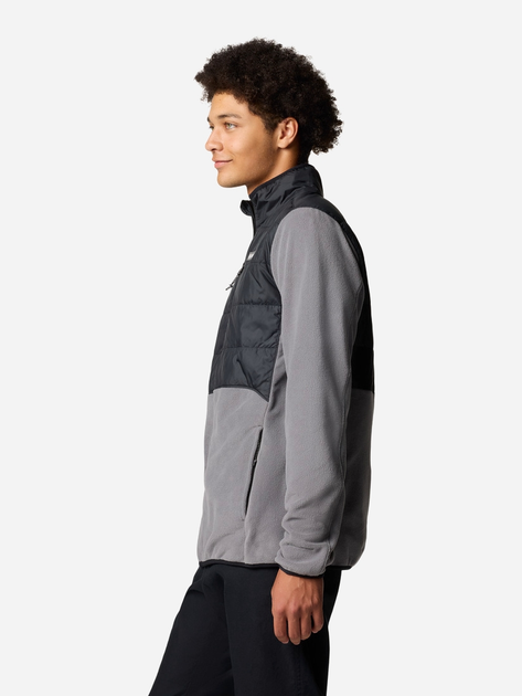 Bluza męska rozpinana streetwear polarowa Columbia Basin Butte FZ Fleece II 2101761023 M Szara (195981338232) - obraz 4