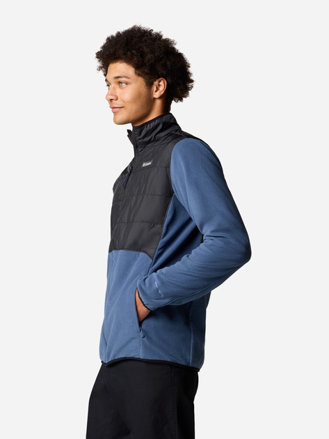 Толстовка на флісі на блискавці чоловіча Columbia Basin Butte FZ Fleece II 2101761478 XL Синя (195981338324) - зображення 4