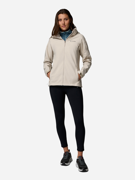 Kurtka przejściowa damska z kapturem Columbia Cascade Ridge II Jacket 2113961278 M Biała (198711436062) - obraz 3