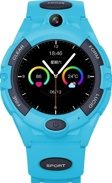 Smartwatch dla dzieci Bemi SPORT Blue (BWSPR1NN) - obraz 2