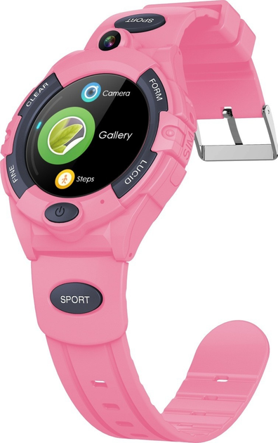 Smartwatch dla dzieci Bemi SPORT Pink (BWSPR1PP) - obraz 4