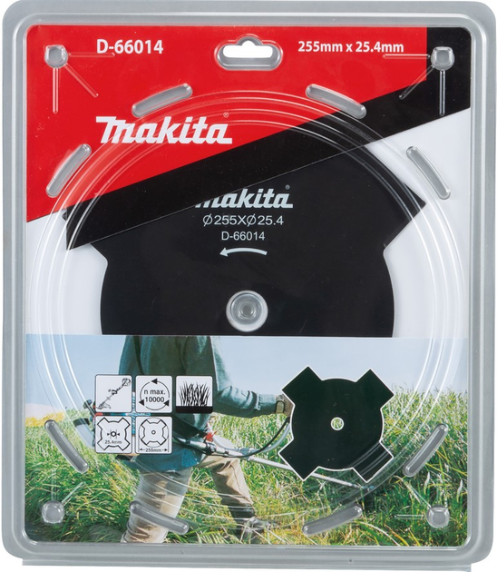 Nóż do trawy z 4 zębami Makita D-66014 - obraz 2