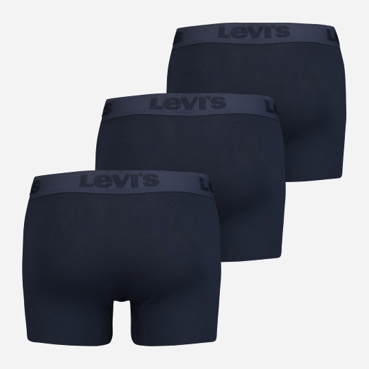 Набор трусов боксеров мужских хлопковых Levi's 905045001-002 S 3 шт Navy (8718824883526) - Фото 4 Набор трусов боксеров мужских хлопковых Levi's 905045001-002 S 3 шт Navy (8718824883526) - изображение 4
