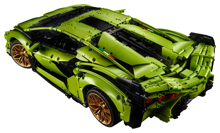 Конструктор спорткар Lamborghini Sian FKP 37 гоночна машина 3696 деталей (42115) - Фото 8 Конструктор спорткар Lamborghini Sian FKP 37 гоночна машина 3696 деталей (42115) - зображення 8