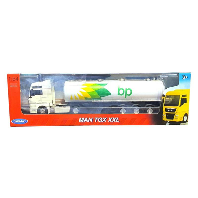 Вантажівка Dromader Welly Truck 1/64 Man Tgx Oil Tanker (4891761580131) - зображення 2