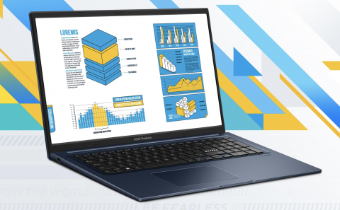 Ноутбук 17.3" Asus VivoBook 17 F1704ZA (F1704ZA-SB34) Quiet Blue - изображение 2
