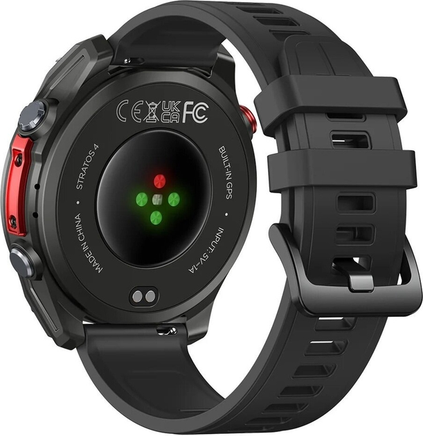 Смарт-годинник Zeblaze Stratos 4 Abyss Black (6946639813847) - зображення 3
