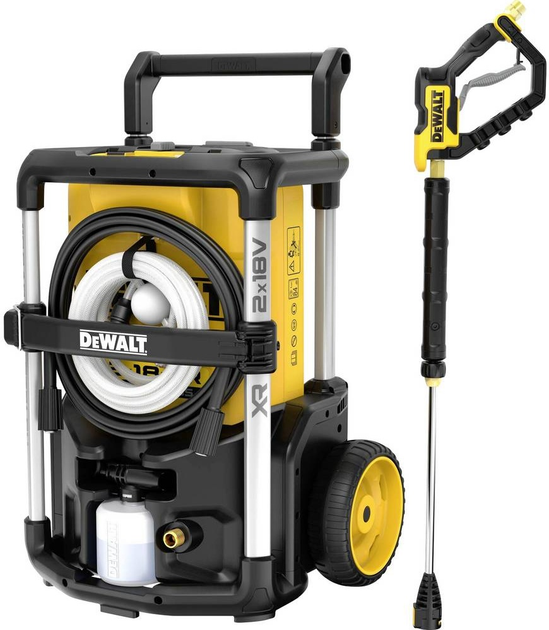Bezszczotkowa myjka ciśnieniowa DeWalt 18V XR bez akumulatora i ładowarki (DCMPW1600N-XJ) - obraz 2
