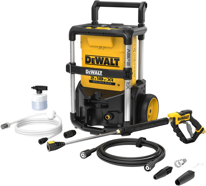 Bezszczotkowa myjka ciśnieniowa DeWalt 18V XR bez akumulatora i ładowarki (DCMPW1600N-XJ) - obraz 4