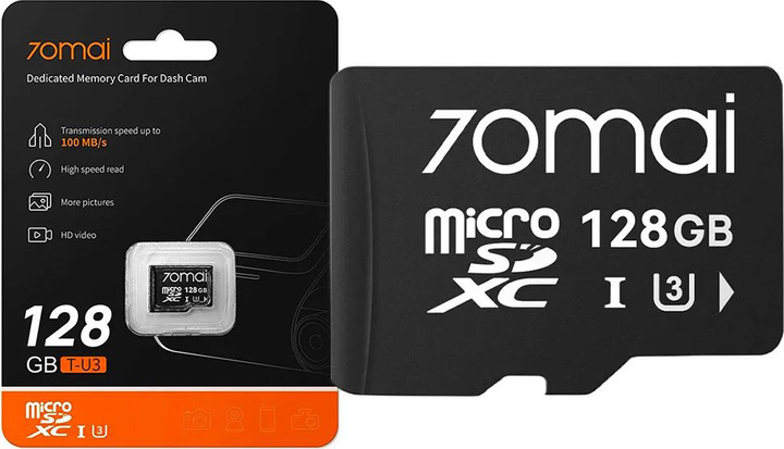 Відеореєстратор 70mai Omni X800 4K + microSDXC-карта 70mai 128GB (X800 4K Czarna + karta 70mai SD 12) - зображення 5