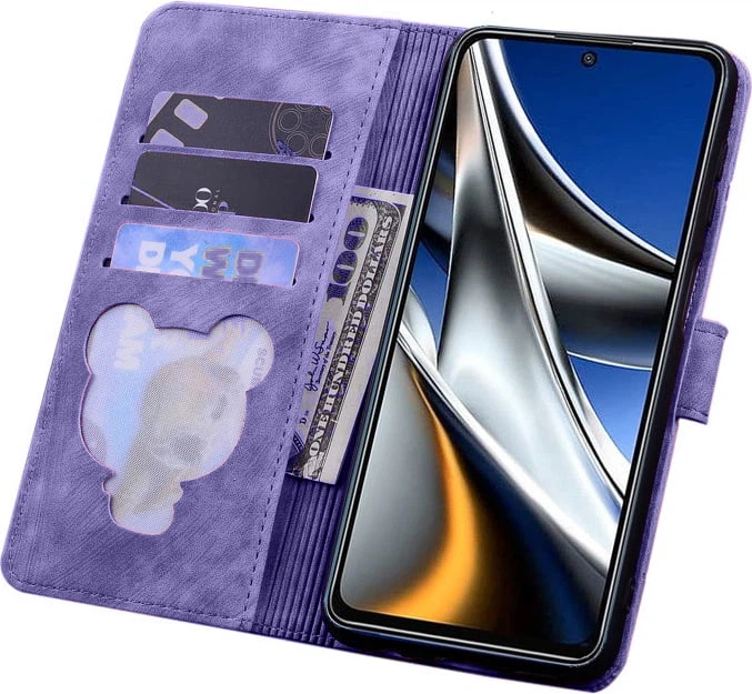 Чехол-книжка SHLab SakuraCat для Xiaomi Redmi Note 12S (микрозамша) Lilac (41567-3B) - Фото 2 Чехол-книжка SHLab SakuraCat для Xiaomi Redmi Note 12S (микрозамша) Lilac (41567-3B) - изображение 2