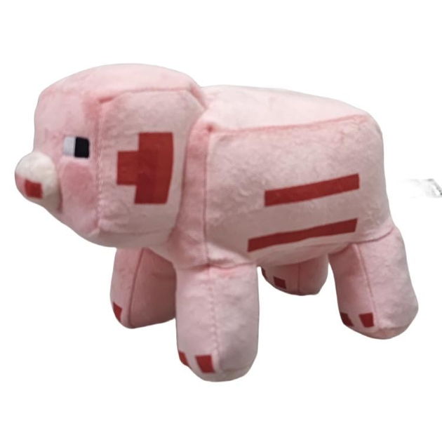 Мягкая Игрушка Поросёнок Майнкрафт Mintcraft Pig 18 см (8D7C3D5EDFCB) - Фото 3 Мягкая Игрушка Поросёнок Майнкрафт Mintcraft Pig 18 см (8D7C3D5EDFCB) - изображение 3