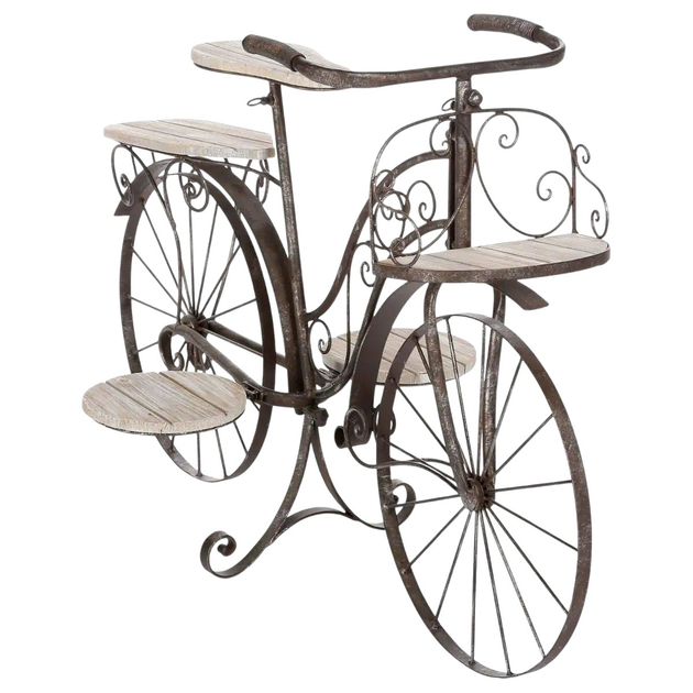 Kwietnik Atmosphera Rower metalowy 59 cm (3560239448730) - obraz 1