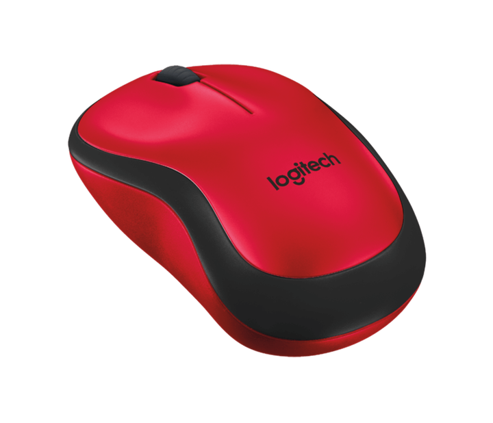 Миша Logitech M220 Wireless black/red (910-004880) - изображение 2