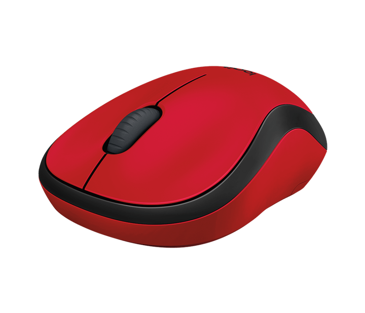 Миша Logitech M220 Wireless black/red (910-004880) - изображение 3