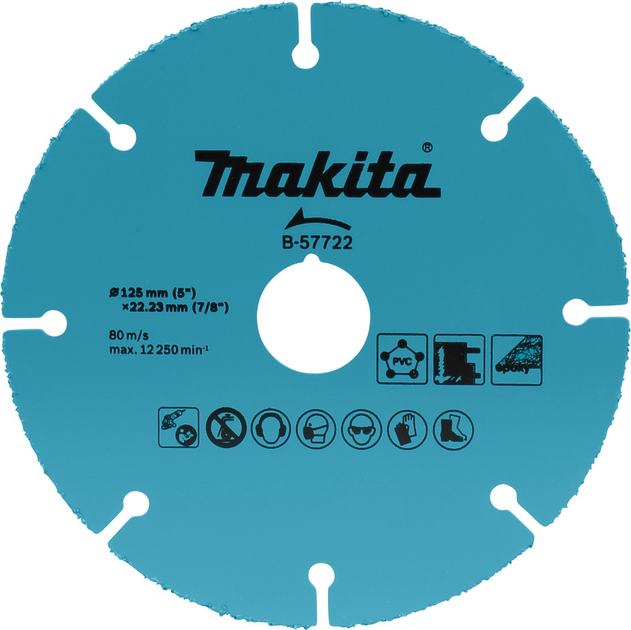 Tarcza tnąca Makita z nasypem z węglika wolframu 125 mm (B-57722) - obraz 1