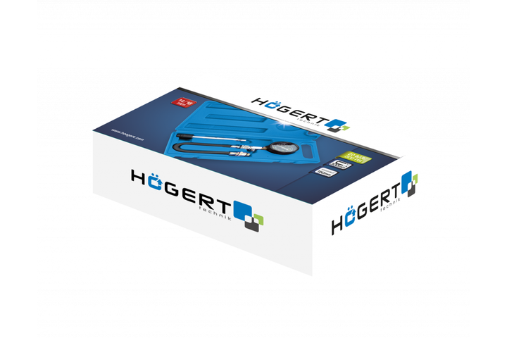 Набор для измерения компрессии бензиновых моторов 3 инструмента Hogert (HT8G411) - изображение 3
