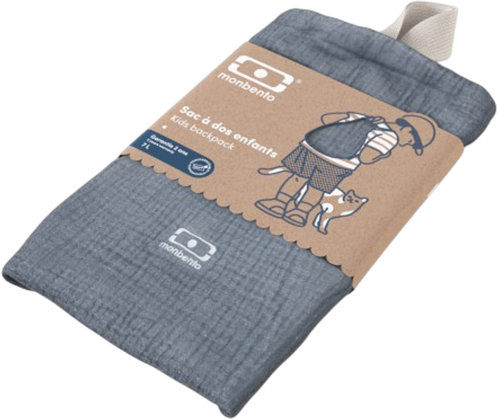 Worek na lunchbox Monbento Buddy niebieski 29.5 x 23.5 x 13.5 cm (3760367951991) - obraz 6