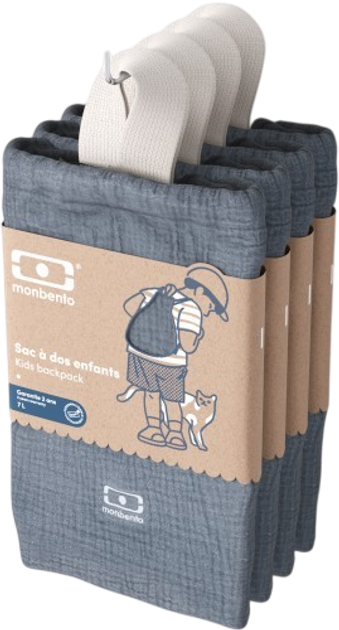 Worek na lunchbox Monbento Buddy niebieski 29.5 x 23.5 x 13.5 cm (3760367951991) - obraz 7