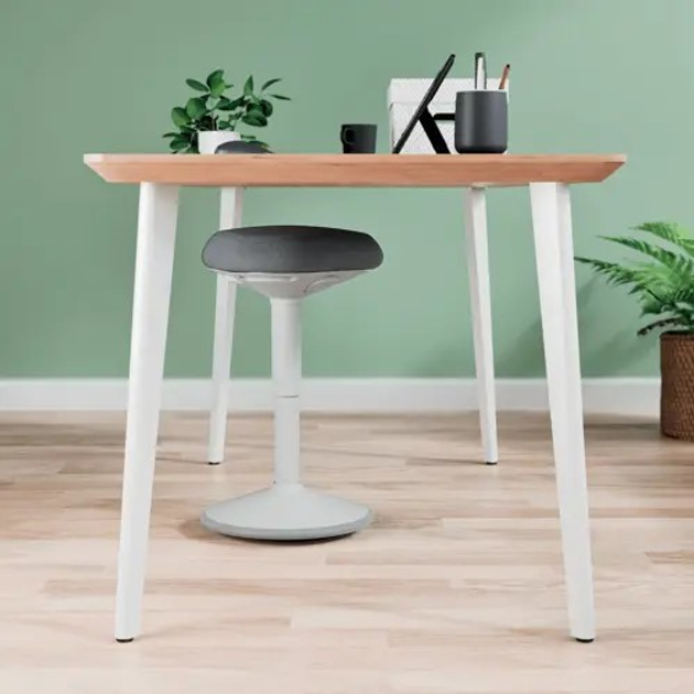 Stołek biurowy Leitz Ergo 65450085 25 cm Grey (4002432138425) - obraz 9