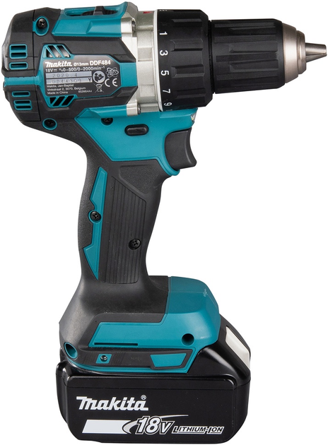 Акумуляторний дриль-шуруповерт Makita DDF484RTJ 18 V 2 x 5 Ah  (0088381826433) - зображення 3