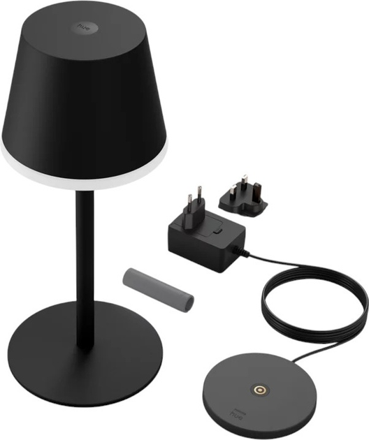 Inteligentna lampa stołowa Philips Hue Go EU/UK Czarna (871951440459500) - obraz 2