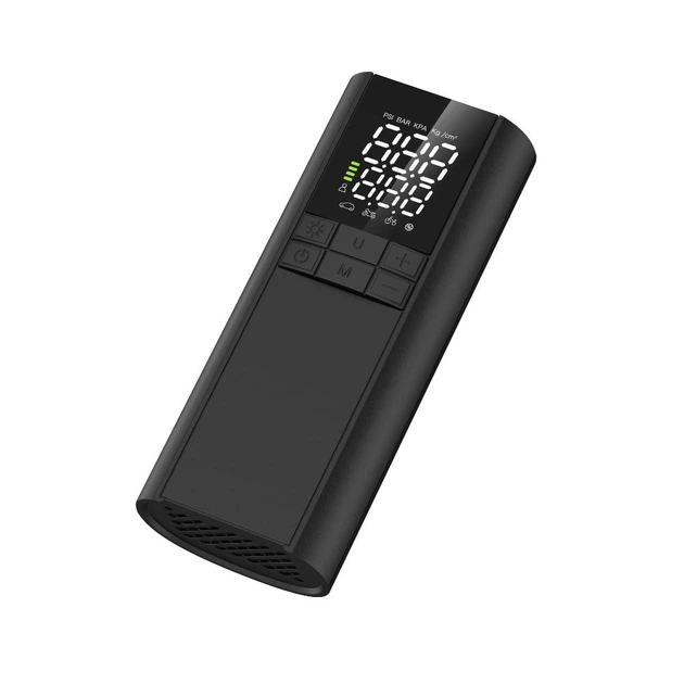 Портативный компрессор Sunfor T8 150PSI 8000mAh (SPSB8015PB 4029) Черный - изображение 4